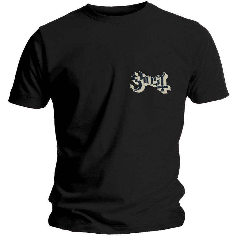 GHOST UNISEX T - SHIRT: POCKET LOGO by Rock Off Trade