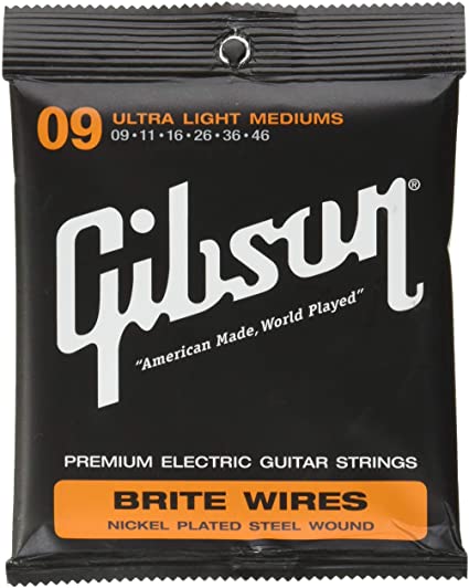 Gibson Brite Wires Nickel Plated Steel Electric Strings by Yorkville
