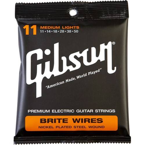 Gibson Brite Wires Nickel Plated Steel Electric Strings by Yorkville