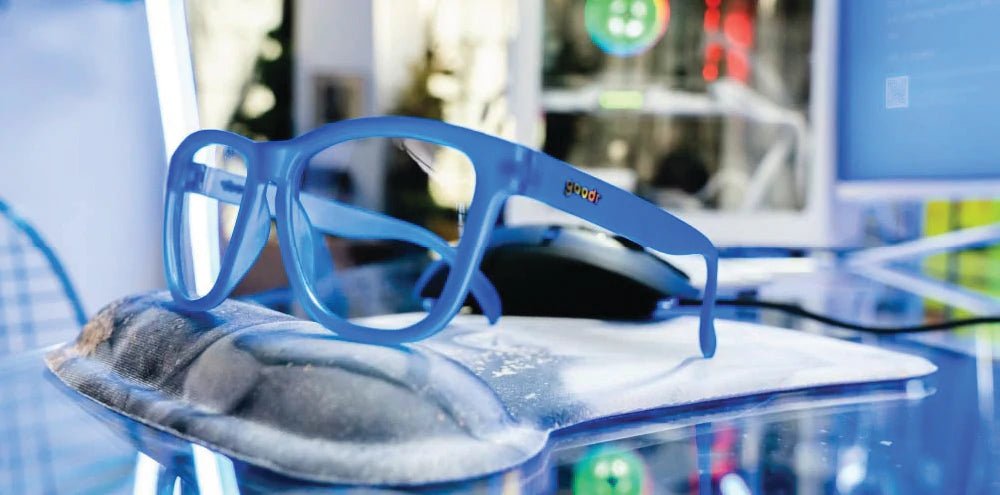 Goodr Sunglasses Blue Shades Of Death by Goodr