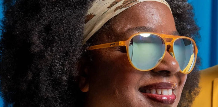 Goodr Sunglasses Cheesy Flight Attendant by Goodr