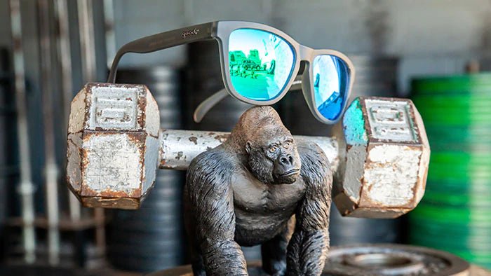 Goodr Sunglasses Silverback Squat Mobility by Goodr