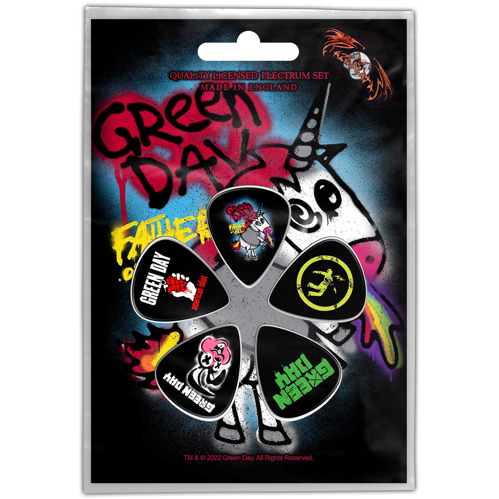 GREEN DAY PLECTRUM PACK: FATHER OF ALL by Rock Off Trade