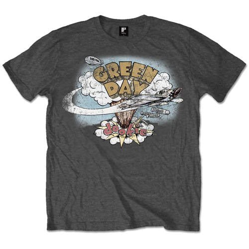 GREEN DAY UNISEX TEE: DOOKIE VINTAGE by Rock Off Trade