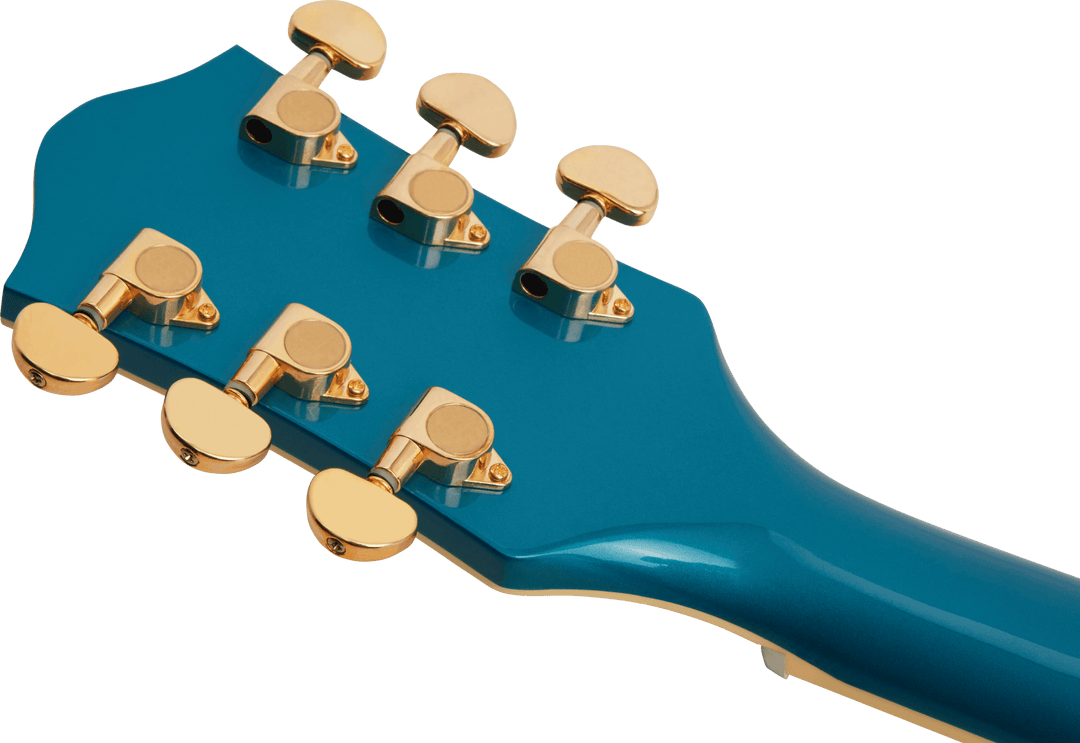 Gretsch G2410TG Streamliner™ Hollow Body Single - Cut with Bigsby® and Gold Hardware, Laurel Fingerboard, Ocean Turquoise by FMIC