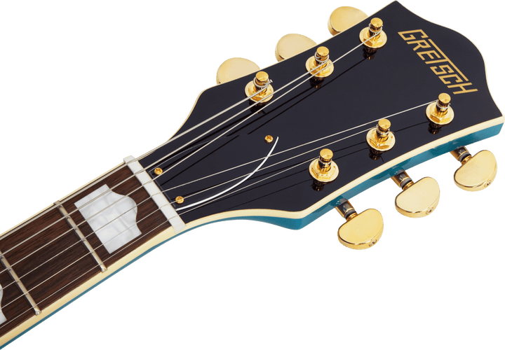 Gretsch G2410TG Streamliner™ Hollow Body Single - Cut with Bigsby® and Gold Hardware, Laurel Fingerboard, Ocean Turquoise by FMIC