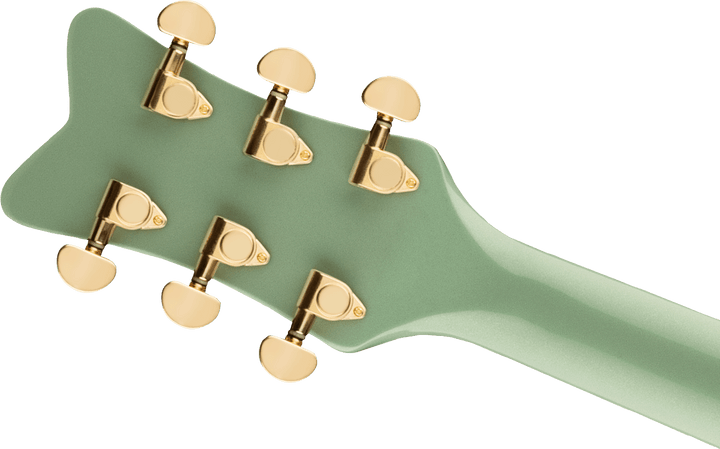 Gretsch G5021E Rancher™ Penguin™ Parlor Acoustic/Electric, Mint Metallic by FMIC
