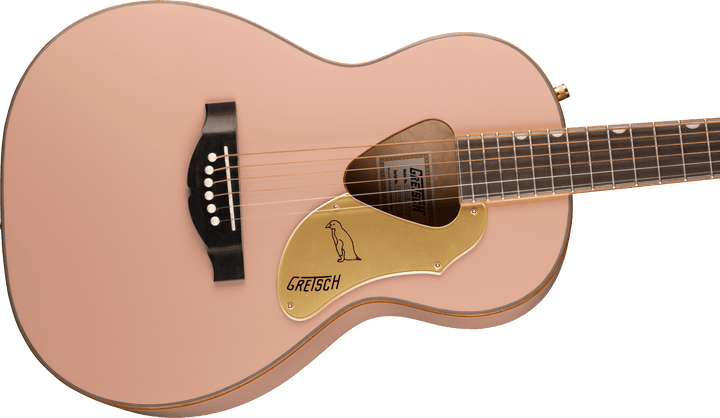 Gretsch G5021E Rancher™ Penguin™ Parlor Acoustic/Electric, Shell Pink by FMIC