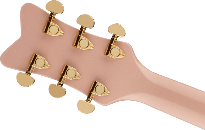 Gretsch G5021E Rancher™ Penguin™ Parlor Acoustic/Electric, Shell Pink by FMIC