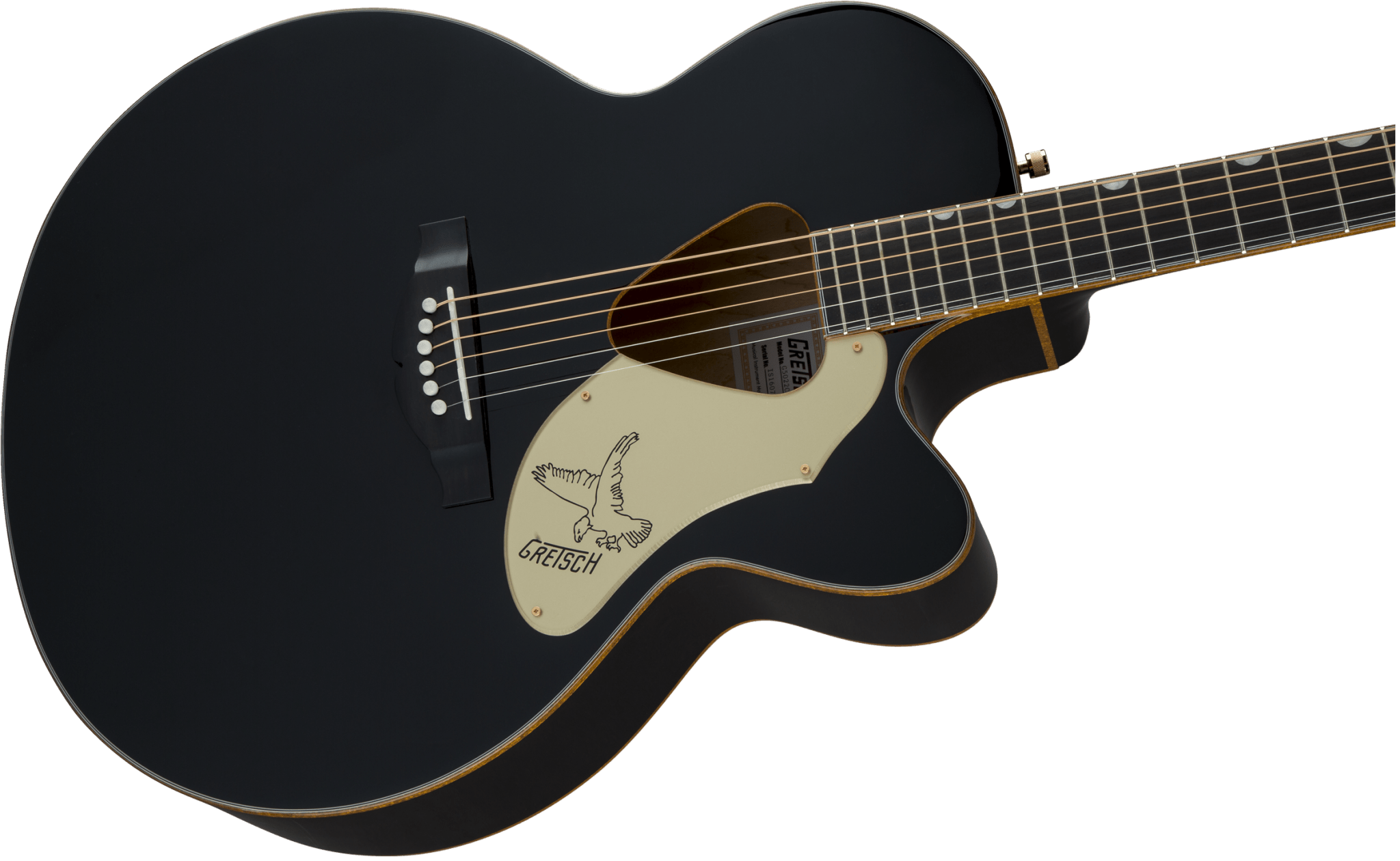 Gretsch G5022CBFE Rancher Falcon Jumbo Cutaway Acoustic/Electric, Fishman Pickups, Black by FMIC