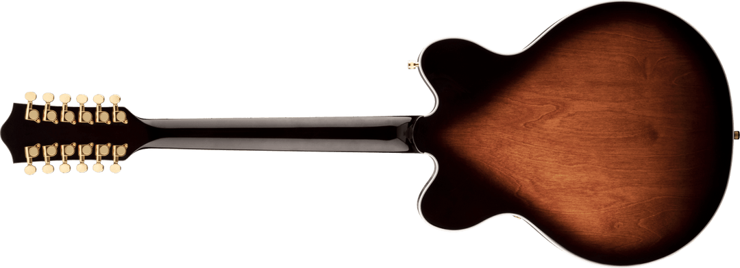 Gretsch G5422G - 12 Electromatic® Classic Hollow Body Double - Cut 12 - String with Gold Hardware, Laurel Fingerboard, Single Barrel Burst by FMIC