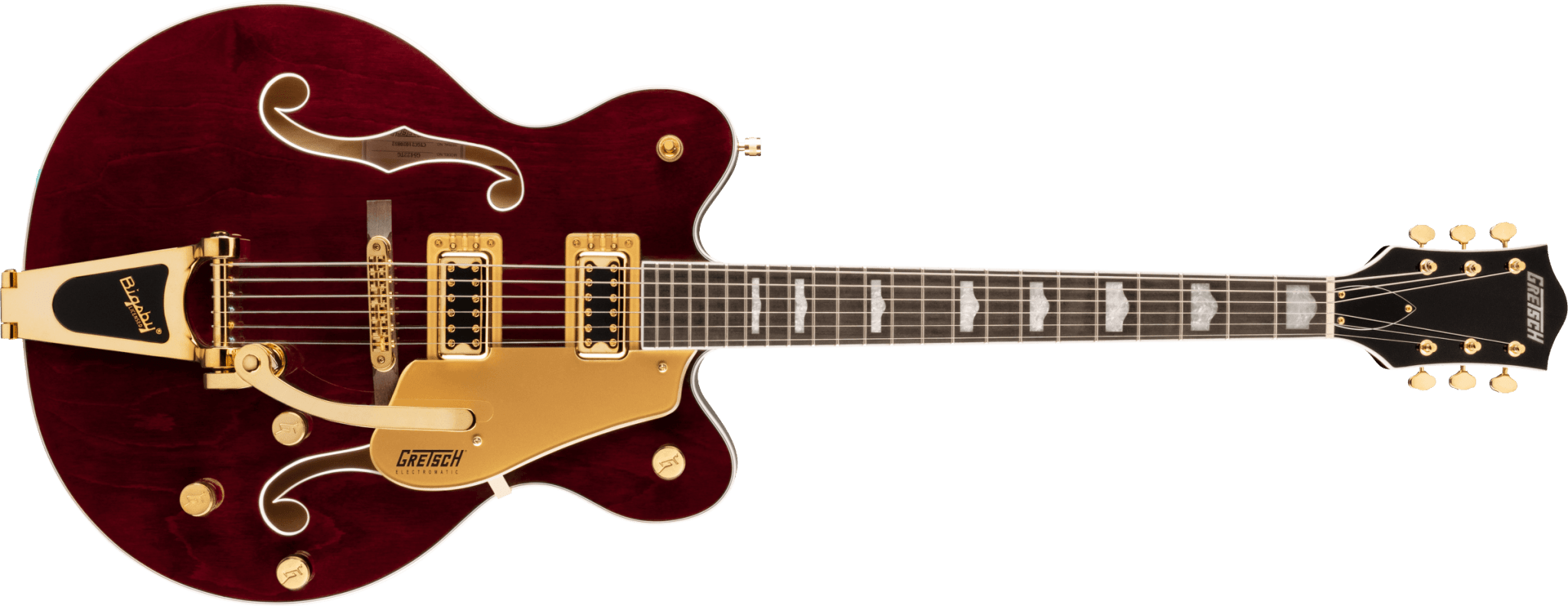 Gretsch G5422TG Electromatic® Classic Hollow Body Double - Cut with Bigsby® and Gold Hardware, Laurel Fingerboard, Walnut Stain by FMIC