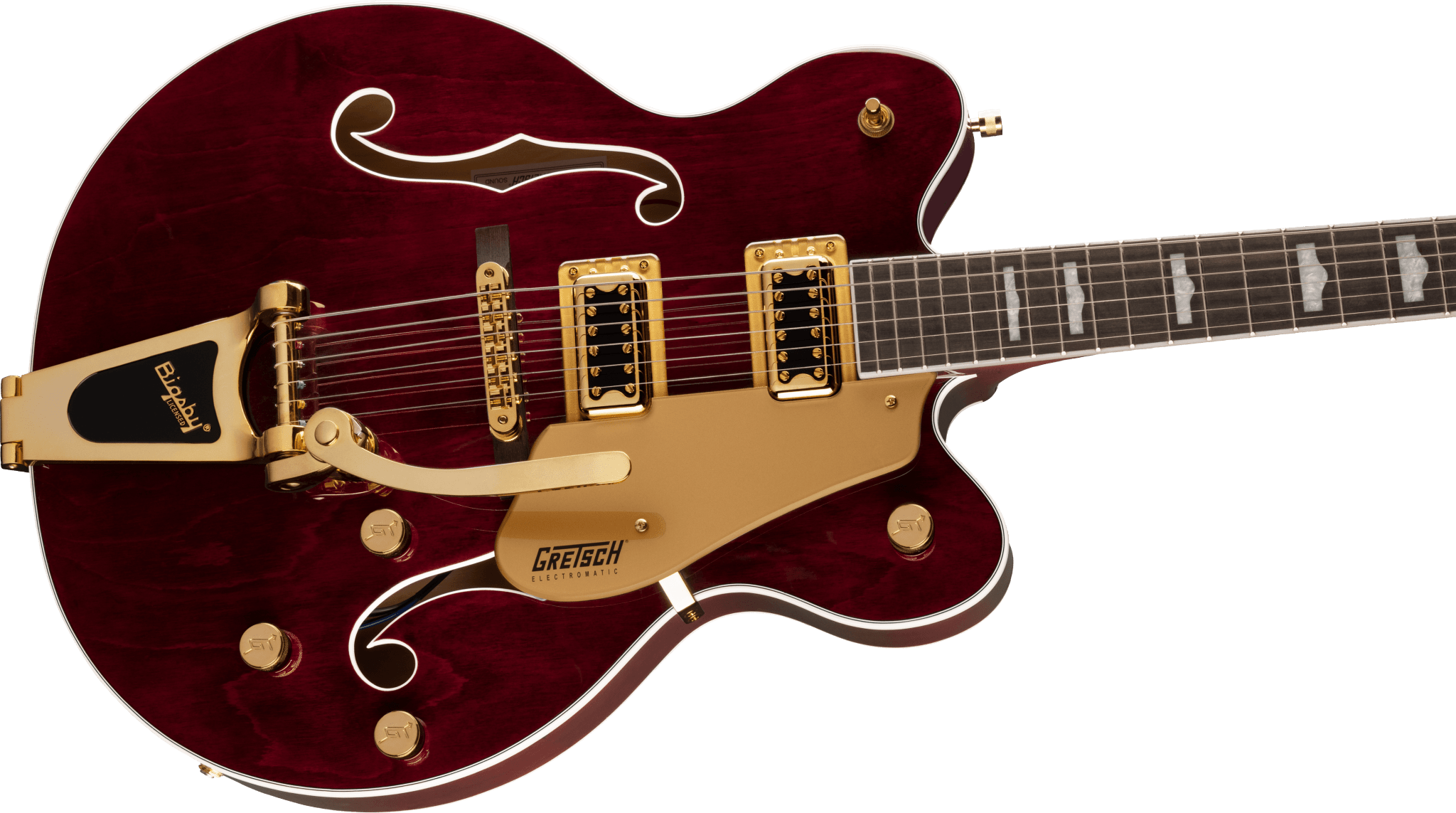 Gretsch G5422TG Electromatic® Classic Hollow Body Double - Cut with Bigsby® and Gold Hardware, Laurel Fingerboard, Walnut Stain by FMIC