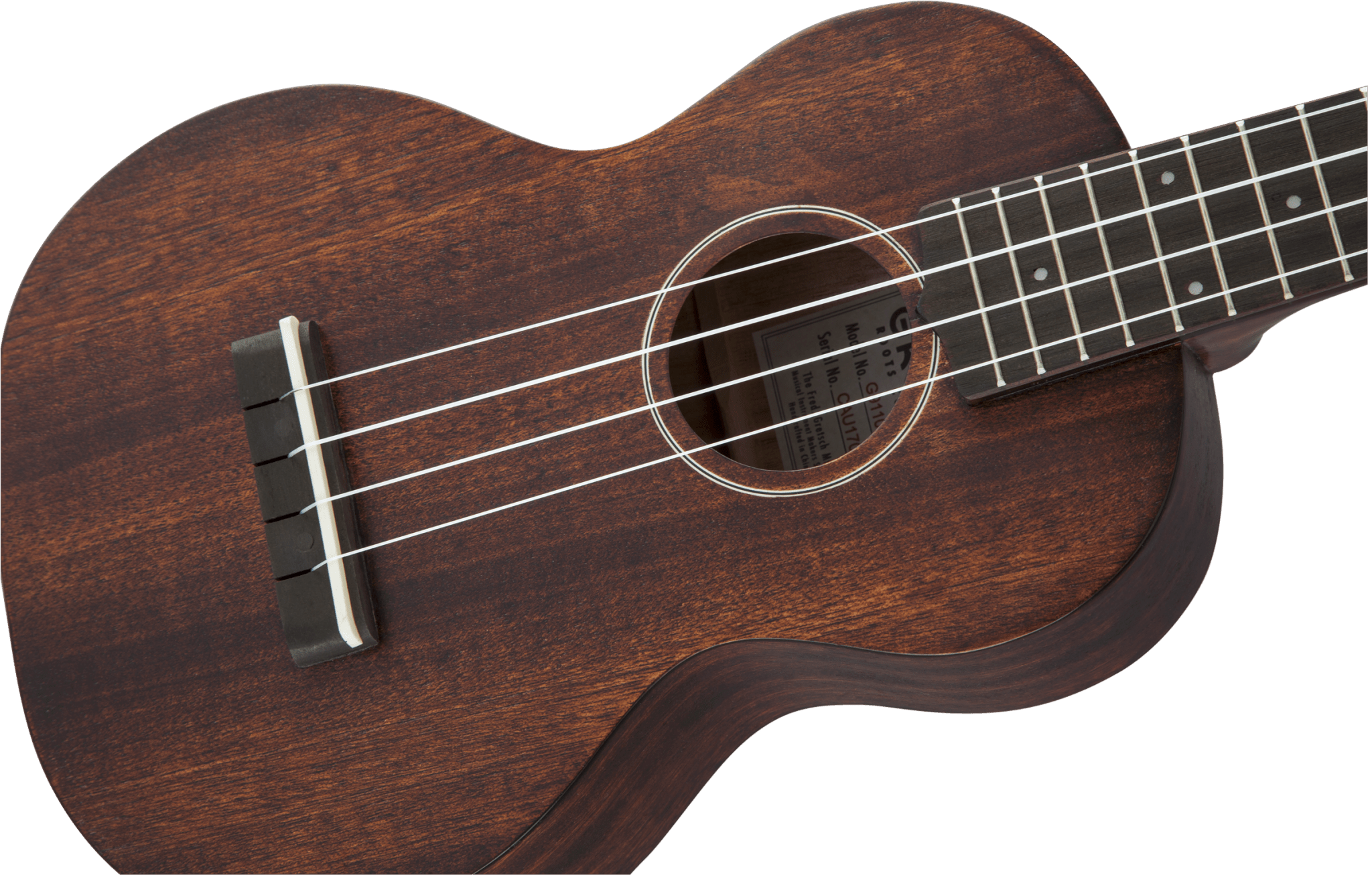 Gretsch G9110 Concert Standard Ukulele with Gig Bag, Ovangkol Fingerboard, Vintage Mahogany Stain by FMIC