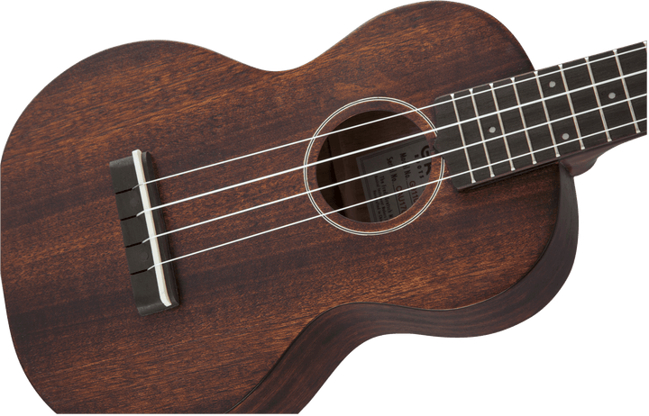 Gretsch G9110 Concert Standard Ukulele with Gig Bag, Ovangkol Fingerboard, Vintage Mahogany Stain by FMIC