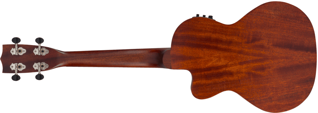 Gretsch G9121 A.C.E. Tenor Ukulele with Gig Bag, Ovangkol Fingerboard, Acoustic - Cutaway - Electric, Fishman® Kula Pickup, Honey Mahogany Stain by FMIC