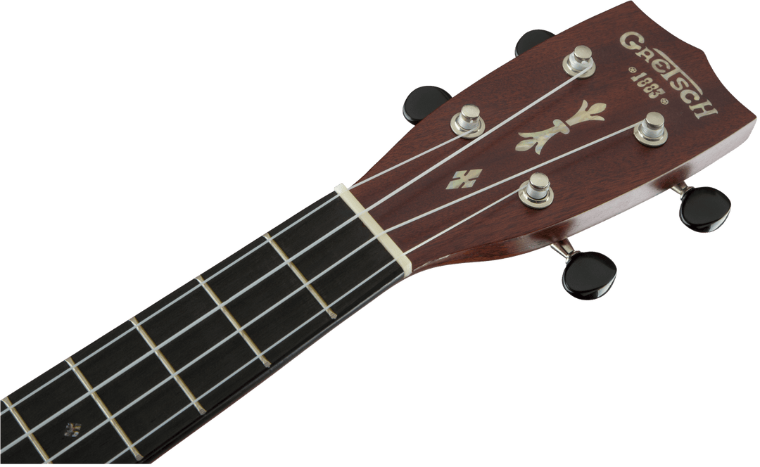 Gretsch G9121 A.C.E. Tenor Ukulele with Gig Bag, Ovangkol Fingerboard, Acoustic - Cutaway - Electric, Fishman® Kula Pickup, Honey Mahogany Stain by FMIC