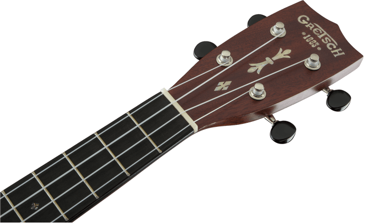 Gretsch G9121 A.C.E. Tenor Ukulele with Gig Bag, Ovangkol Fingerboard, Acoustic - Cutaway - Electric, Fishman® Kula Pickup, Honey Mahogany Stain by FMIC