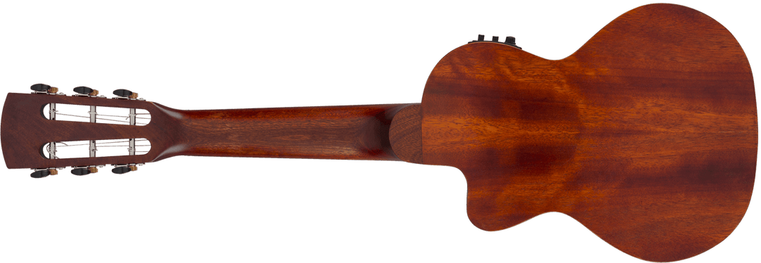 Gretsch G9126 A.C.E. Guitar - Ukulele, Acoustic - Cutaway - Electric with Gig Bag, Ovangkol Fingerboard, Fishman® Kula Pickup, Honey Mahogany Stain by FMIC