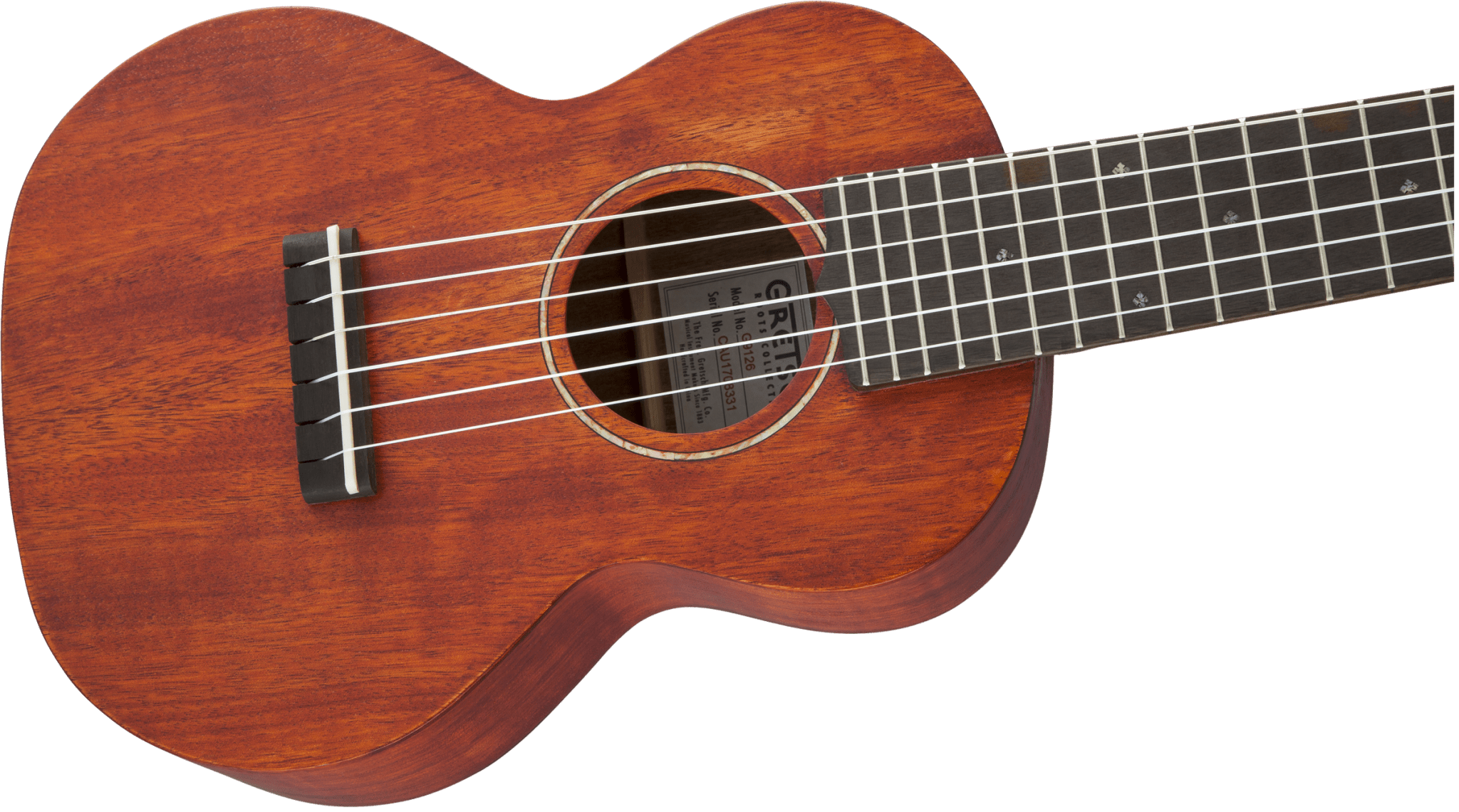Gretsch G9126 Guitar - Ukulele with Gig Bag, Ovangkol Fingerboard, Honey Mahogany Stain by FMIC