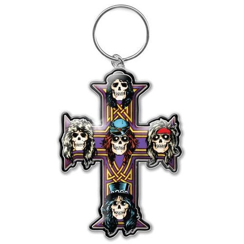 GUNS N' ROSES KEYCHAIN: APPETITE (PHOTO - PRINT) by Rock Off Trade