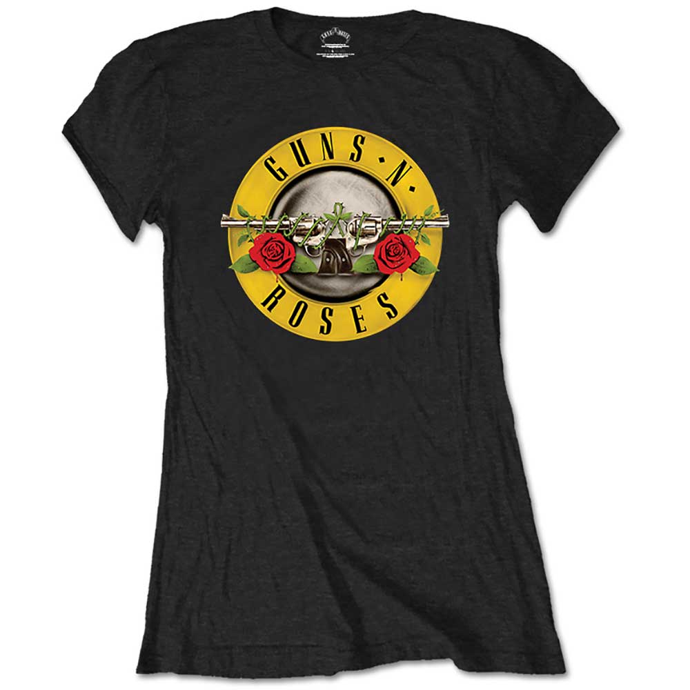 GUNS N' ROSES LADIES TEE: CLASSIC LOGO by Rock Off Trade