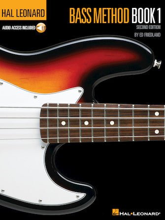 HAL LEONARD BASS METHOD BOOK 1 – 2ND EDITION Book/Online Audio by Hal Leonard