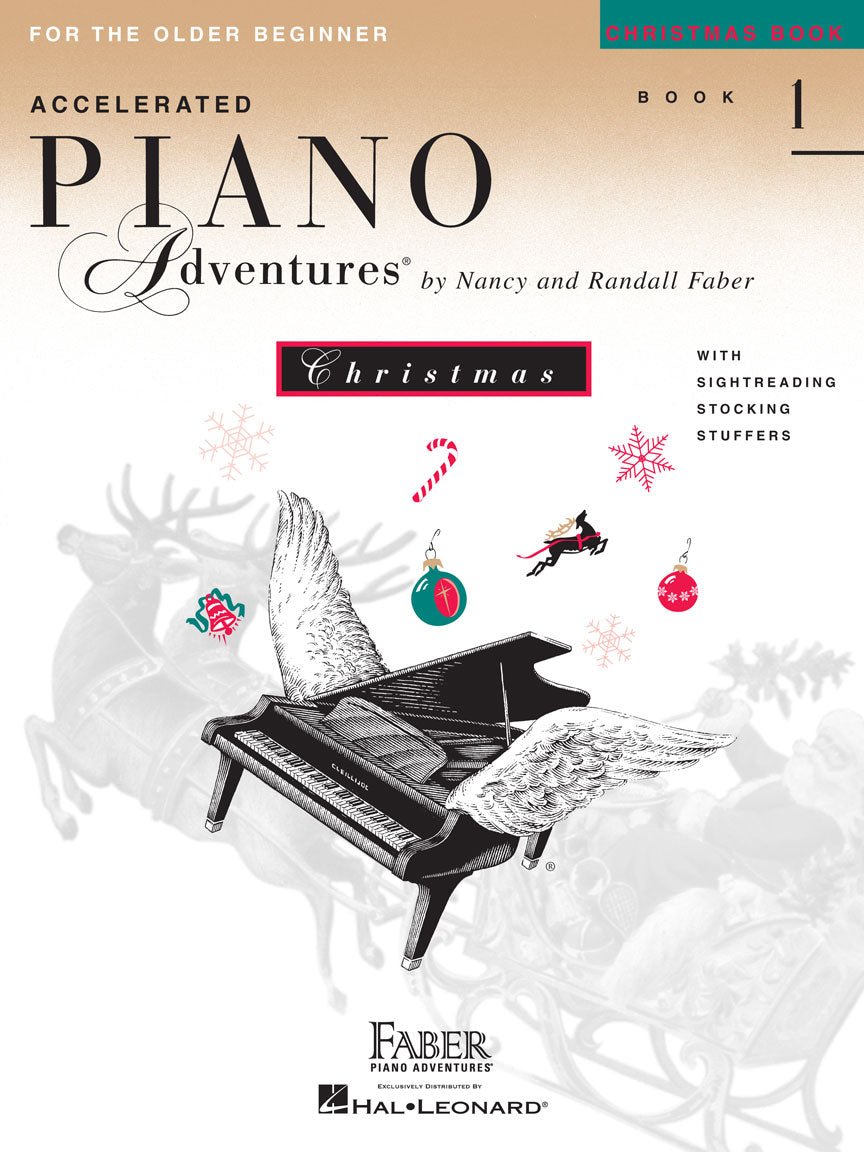 Hal Leonard Faber Piano Adventures® Accelerated Piano Adventures For the Older Beginner - Christmas Book 1 by Hal Leonard