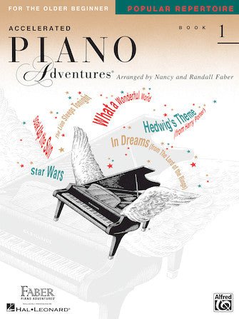 Hal Leonard Faber Piano Adventures® Accelerated Piano Adventures For the Older Beginner - Popular Repertoire Book 1 by Hal Leonard