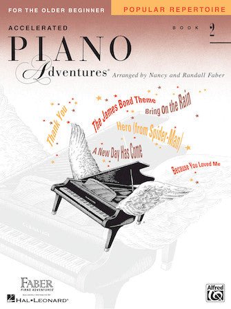 Hal Leonard Faber Piano Adventures® Accelerated Piano Adventures For the Older Beginner - Popular Repertoire Book 2 by Hal Leonard