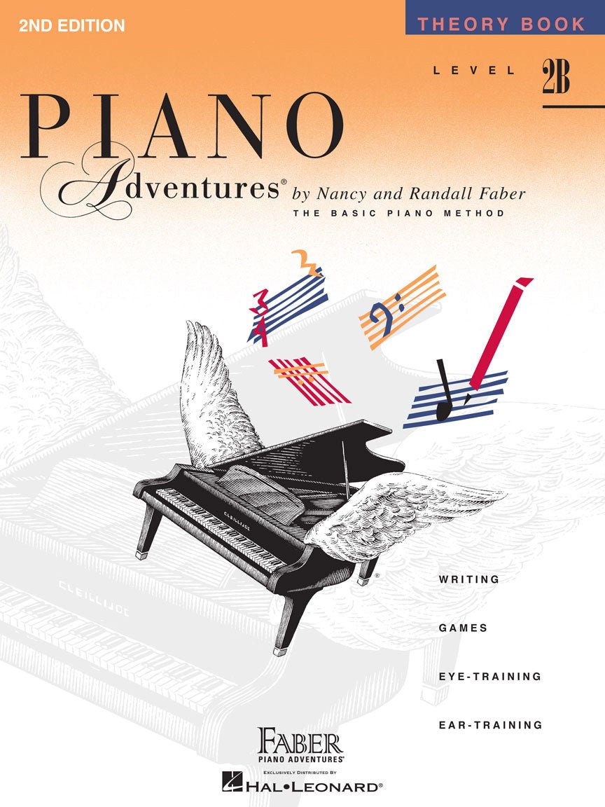 Hal Leonard Faber Piano Adventures® Piano Adventures - Level 2B - Theory Book - 2nd Edition by Hal Leonard