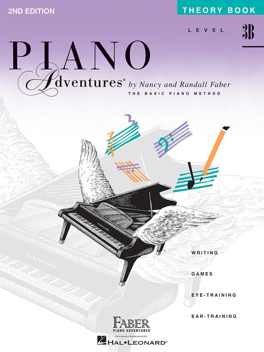Hal Leonard Faber Piano Adventures® Piano Adventures - Level 3B - Theory Book - 2nd Edition by Hal Leonard