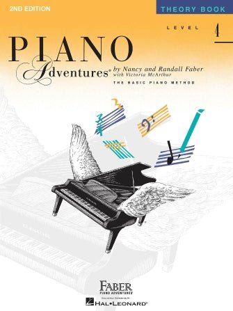 Hal Leonard Faber Piano Adventures® Piano Adventures - Level 4 - Theory Book - 2nd Edition by Hal Leonard