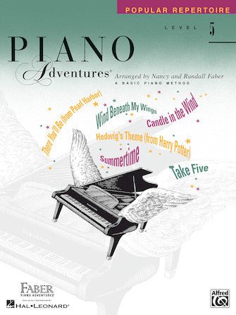 Hal Leonard Faber Piano Adventures® Piano Adventures - Level 5 - Popular Repertoire Book - 2nd Edition by Hal Leonard
