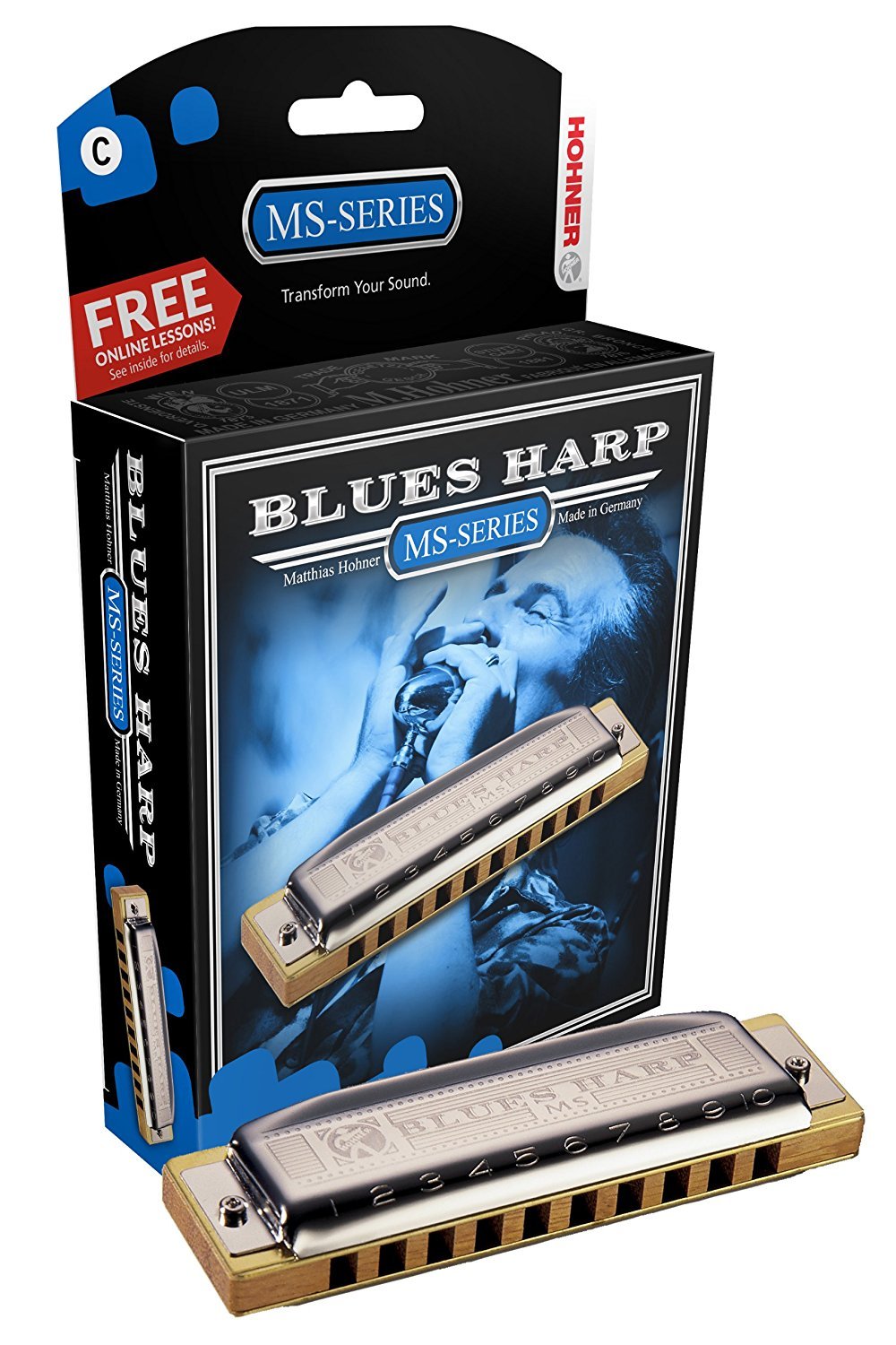 Hohner Blues Harp Harmonica by Coast Music