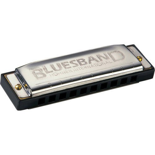 Hohner Bluesband Harmonica, Pro Pack, Keys of C, G, and A Major by Coast Music