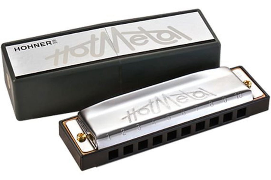 Hohner Hot Metal Diatonic Blistered Harmonica by Coast Music