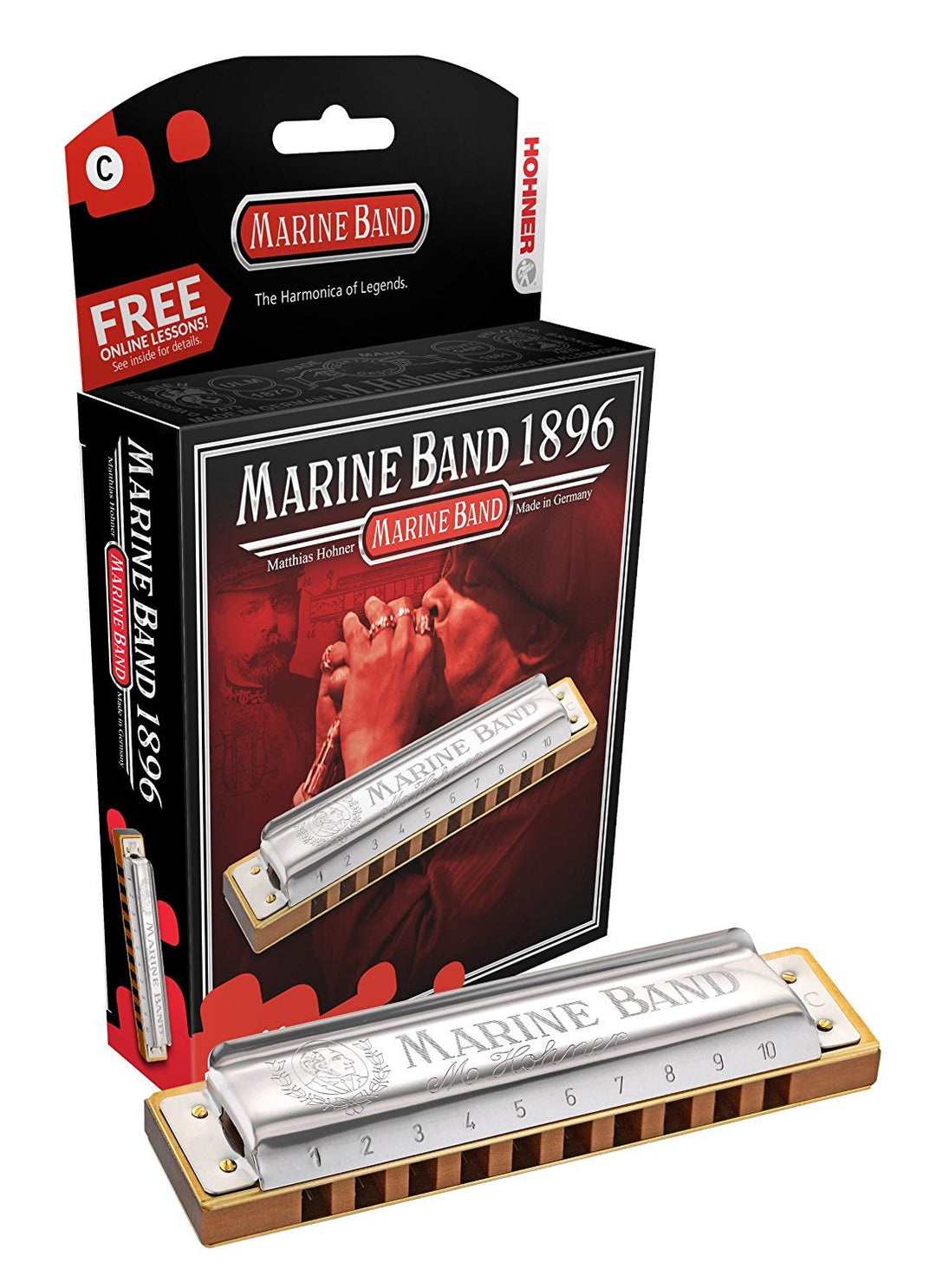 Hohner Marine Band 1896 Harmonica by Coast Music