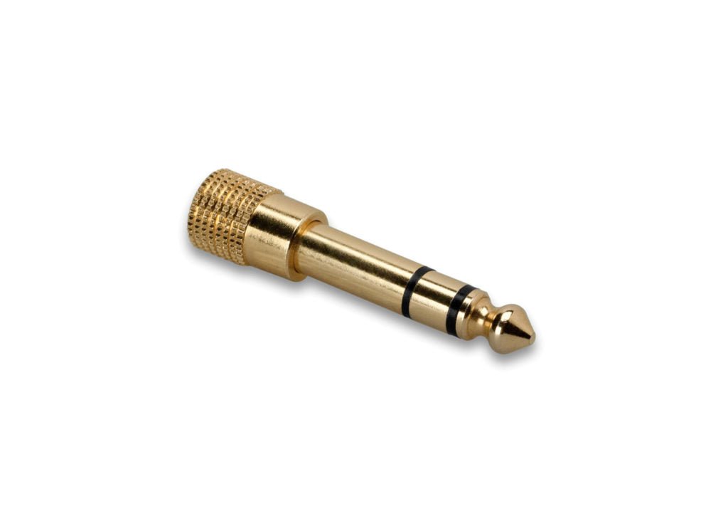 HOSA Headphone Adaptor, 3.5 mm TRS to 1/4 in TRS by Yorkville