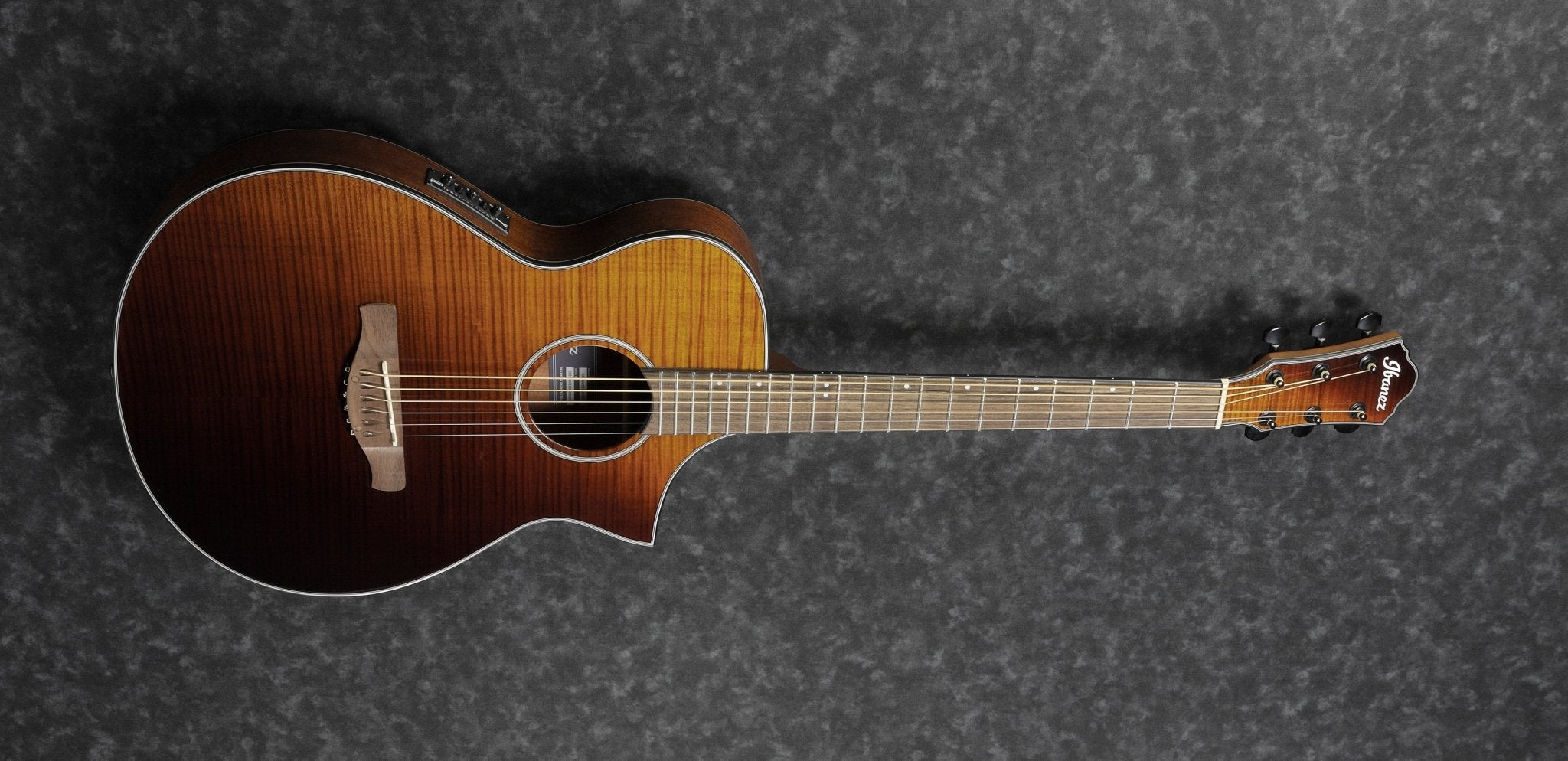 Ibanez AEWC32FM Acoustic Guitar, Amber Sunset Fade by Hoshino