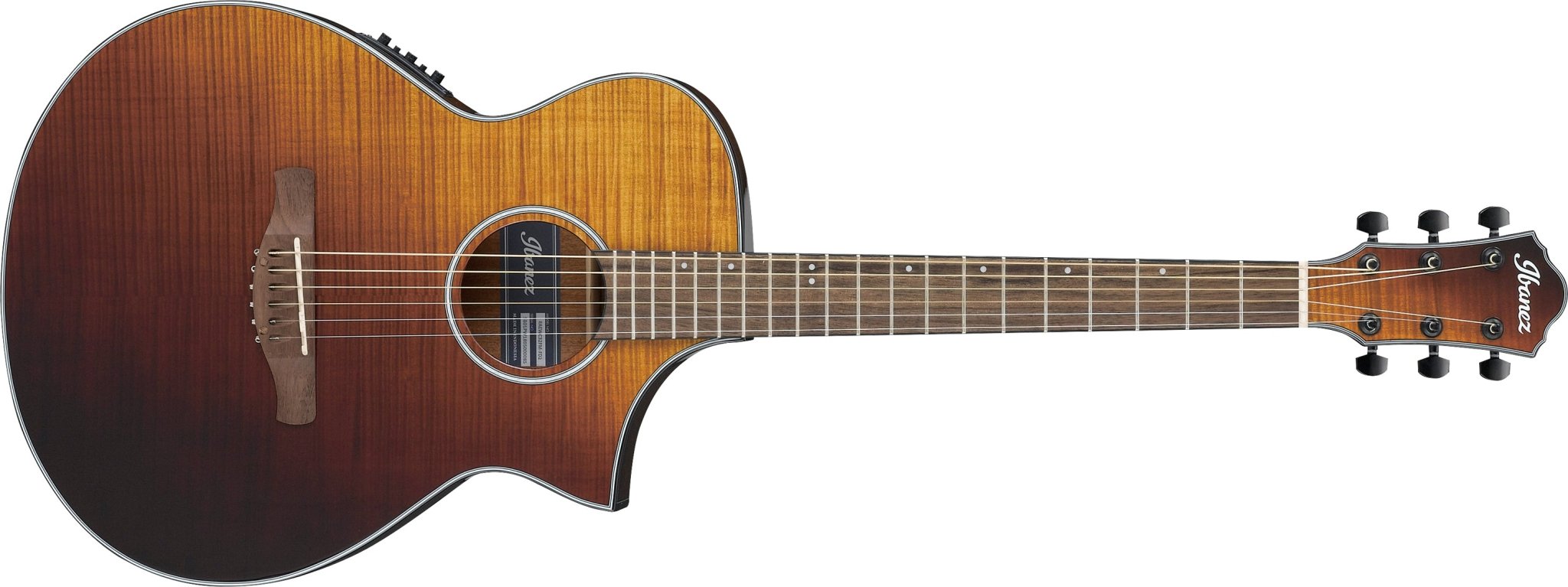 Ibanez AEWC32FM Acoustic Guitar, Amber Sunset Fade by Hoshino
