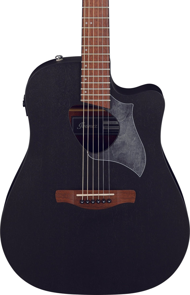 Ibanez Altstar Acoustic Electric Guitar ALT20, Weathered Black Open Pore by Hoshino