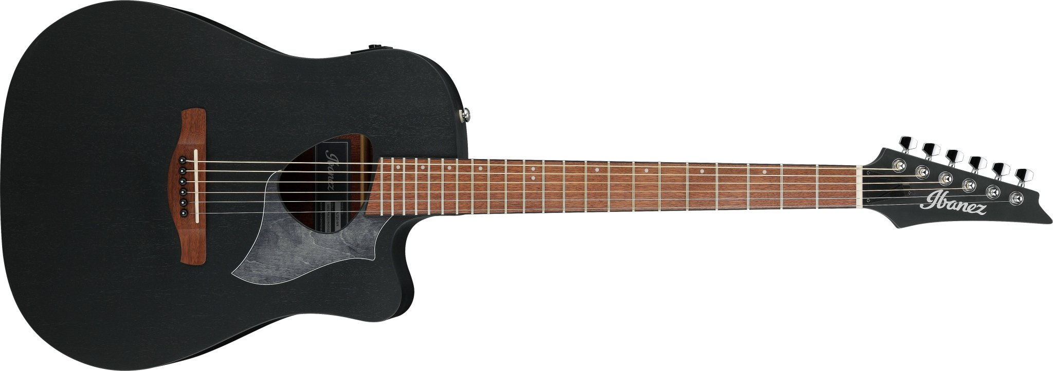 Ibanez Altstar Acoustic Electric Guitar ALT20, Weathered Black Open Pore by Hoshino