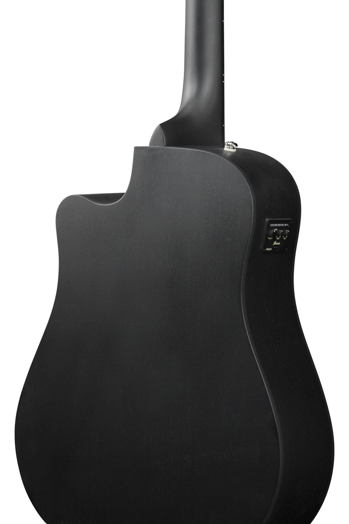 Ibanez Altstar Acoustic Electric Guitar ALT20, Weathered Black Open Pore by Hoshino