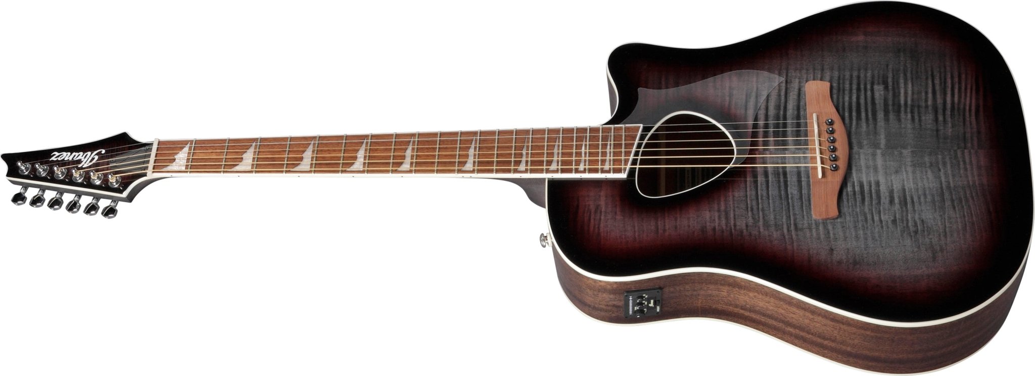 Ibanez Altstar Acoustic Electric Guitar ALT30FM, Red Doom Burst High Gloss by Hoshino