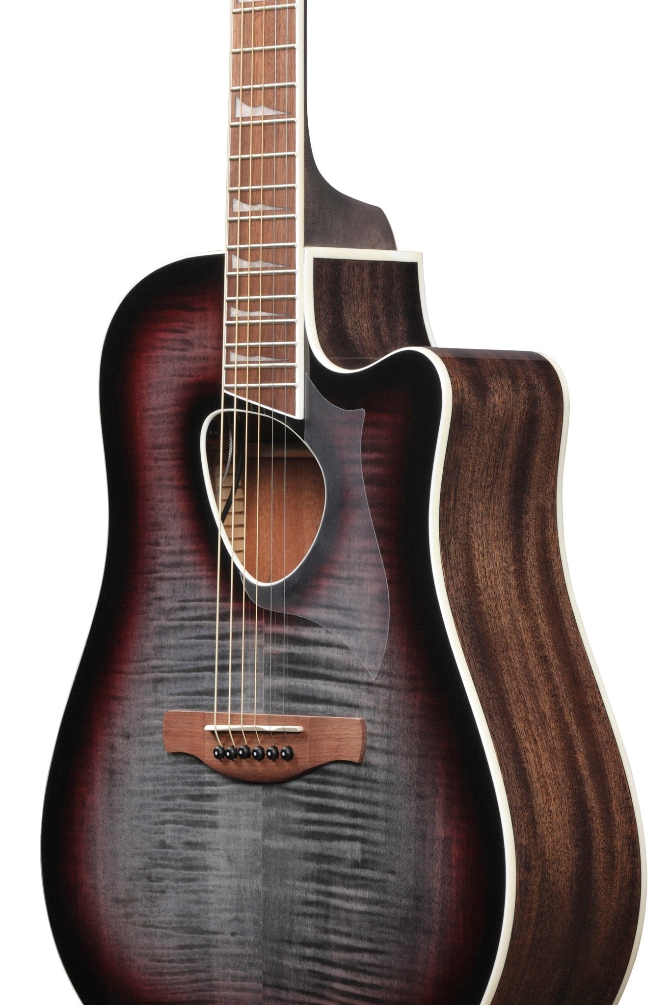 Ibanez Altstar Acoustic Electric Guitar ALT30FM, Red Doom Burst High Gloss by Hoshino