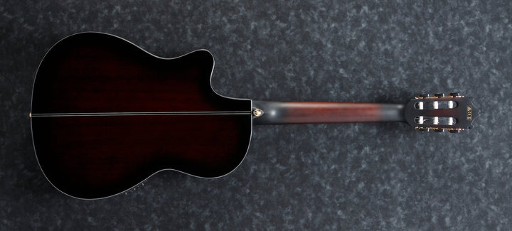 Ibanez Classical Acoustic Electric Guitar GA35TCE, Dark Violin Sunburst High Gloss by Hoshino