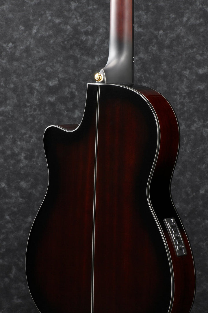 Ibanez Classical Acoustic Electric Guitar GA35TCE, Dark Violin Sunburst High Gloss by Hoshino