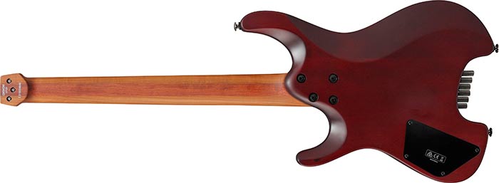 Ibanez Q Standard QX54QM Headless Multiscale Electric Guitar, Blue Sphere Burst Matte by Hoshino