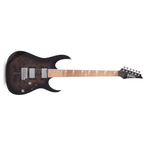 Ibanez Gio GRG220PA Electric Guitar, Roasted Maple, Brown Black Burst